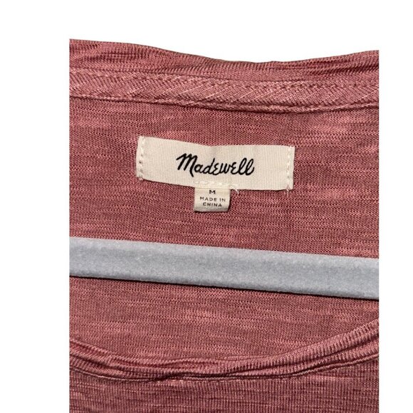Madewell Anthem Crewneck Tee Pink size: M - Picture 3 of 3